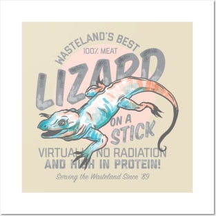 Wasteland's Best Lizard on a Stick Posters and Art